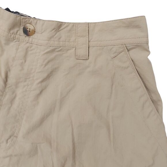 Rei Co-op Convertible Cargo Pants Mens 38x29 Beige Straight Side Zip Outdoor - Picture 10 of 11